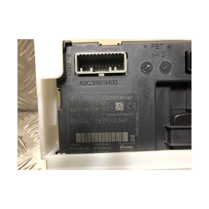 Lecteur de carte (neiman) RENAULT CAPTUR 1 PHASE 2 d’occasion