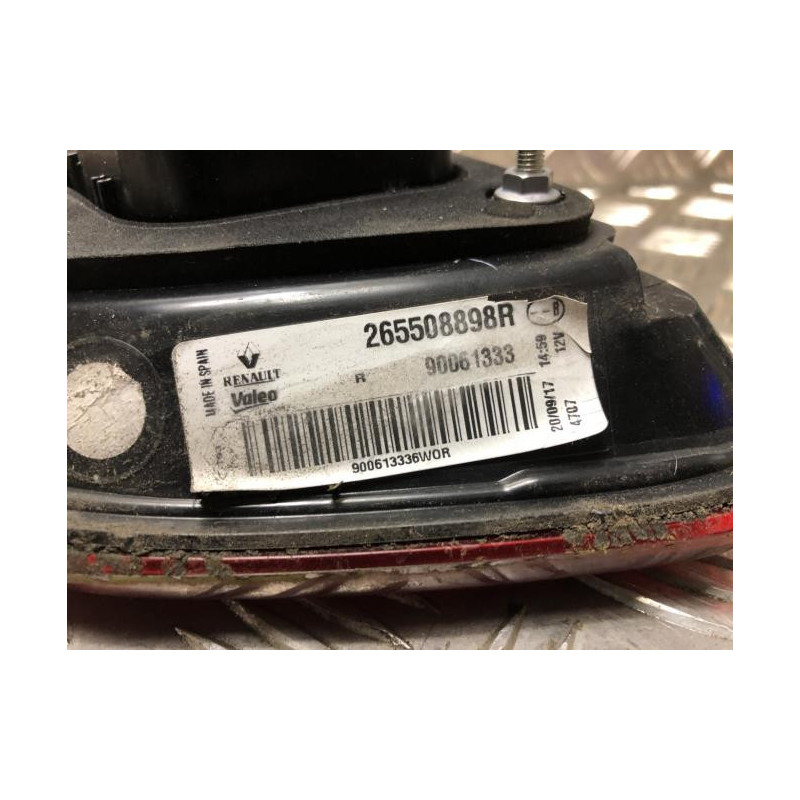 Feu arriere secondaire droit (feux) RENAULT KADJAR PHASE 1 d’occasion