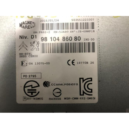 Autoradio d'origine CITROEN C4 PICASSO 2 PHASE 1 d’occasion