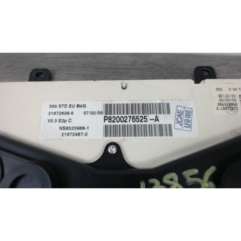 Compteur RENAULT CLIO 2 PHASE 2 d’occasion