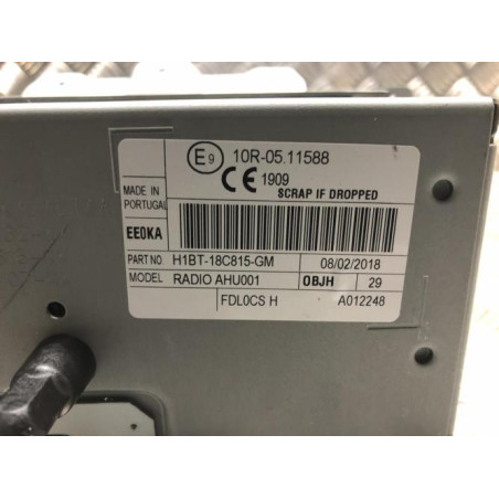 Autoradio d'origine FORD FIESTA 7 PHASE 1 d’occasion