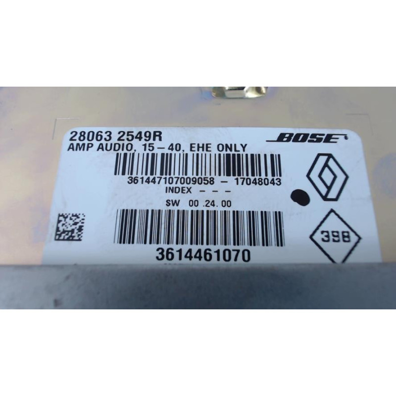 Amplificateur audio RENAULT MEGANE 4 PHASE 1 d’occasion