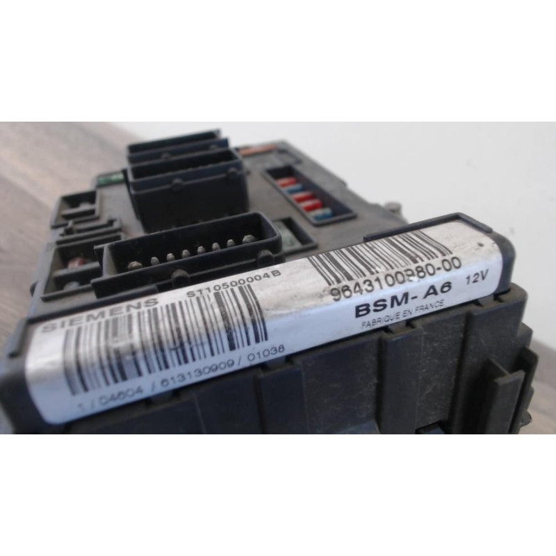 Boitier servitude moteur (BSM) CITROEN C5 1 PHASE 2 d’occasion