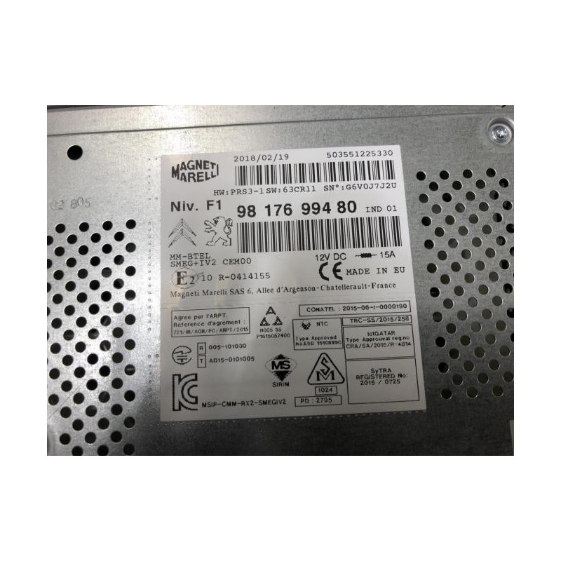 Autoradio d'origine DS DS3 PHASE 3 d’occasion