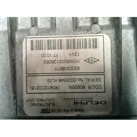 Calculateur RENAULT CLIO 2 PHASE 2 d’occasion