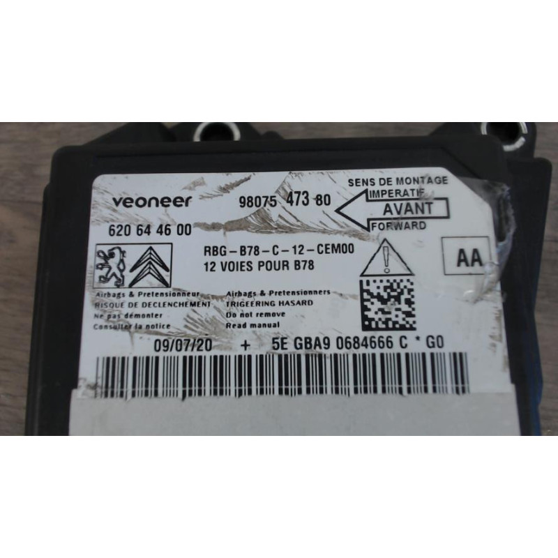 Boitier air bag CITROEN C4 GRAND SPACETOURER d’occasion