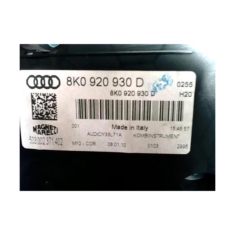 Compteur AUDI A4 3 AVANT PHASE 1 BREAK d’occasion