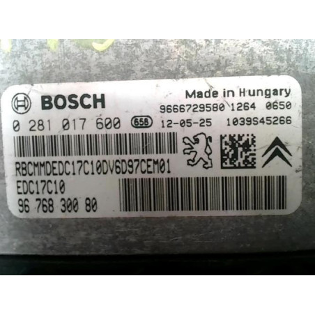 Calculateur CITROEN C3 2 PHASE 1 d’occasion