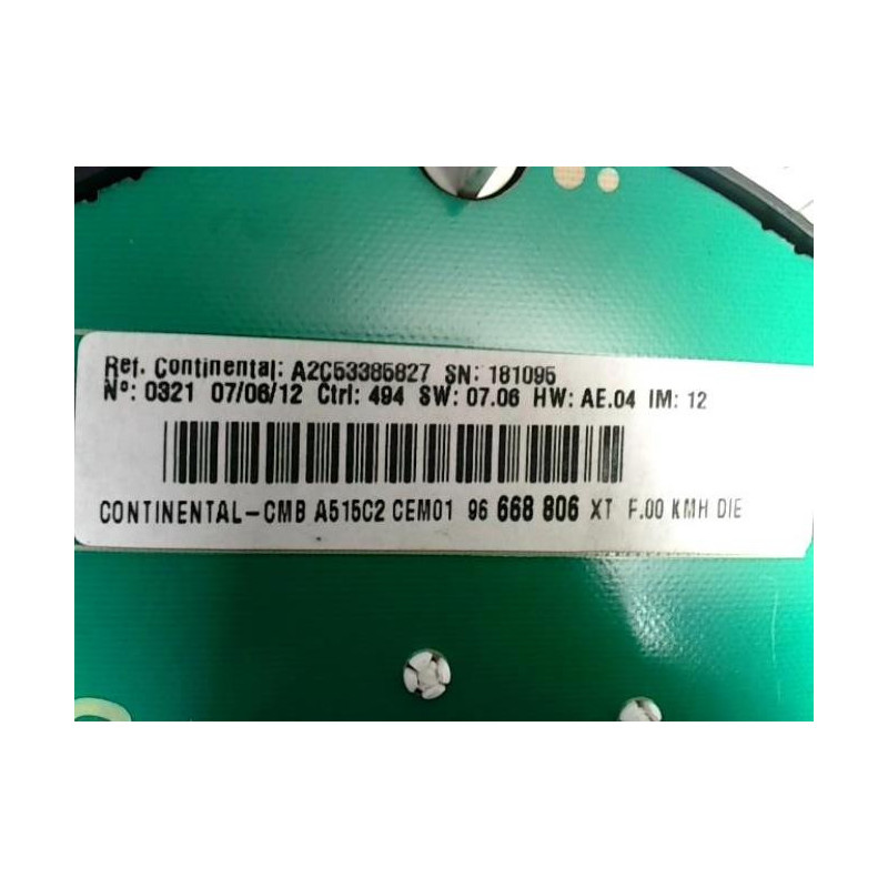 Compteur CITROEN C3 2 PHASE 1 d’occasion