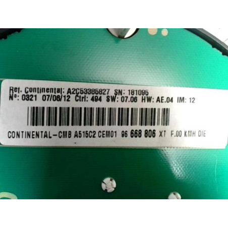 Compteur CITROEN C3 2 PHASE 1 d’occasion