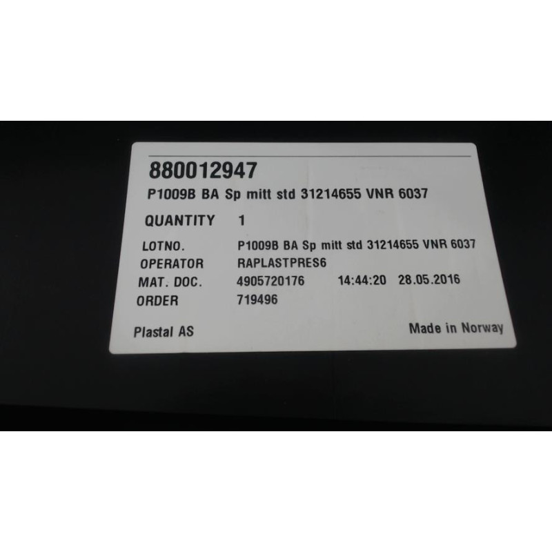 Revetement VOLVO C 30 PHASE 2 d’occasion