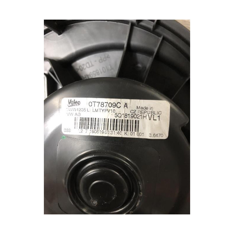 Ventilateur chauffage AUDI A3 3 SPORTBACK PHASE 2 d’occasion