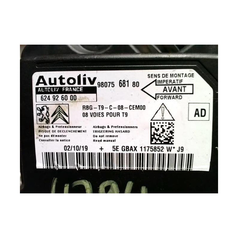 Boitier air bag PEUGEOT 308 2 PHASE 2 d’occasion