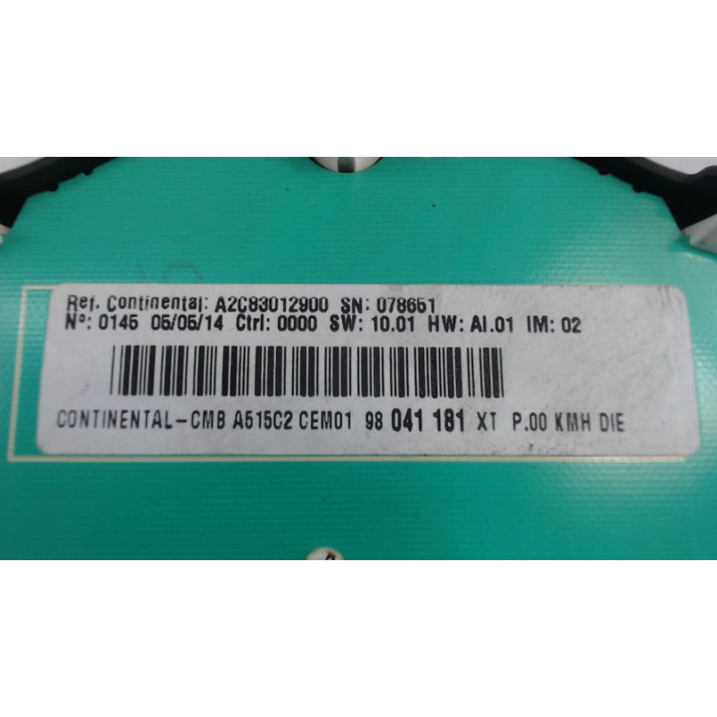 Compteur CITROEN C3 2 PHASE 2 d’occasion