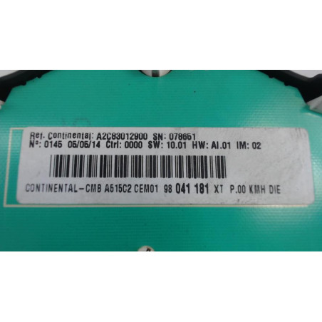 Compteur CITROEN C3 2 PHASE 2 d’occasion