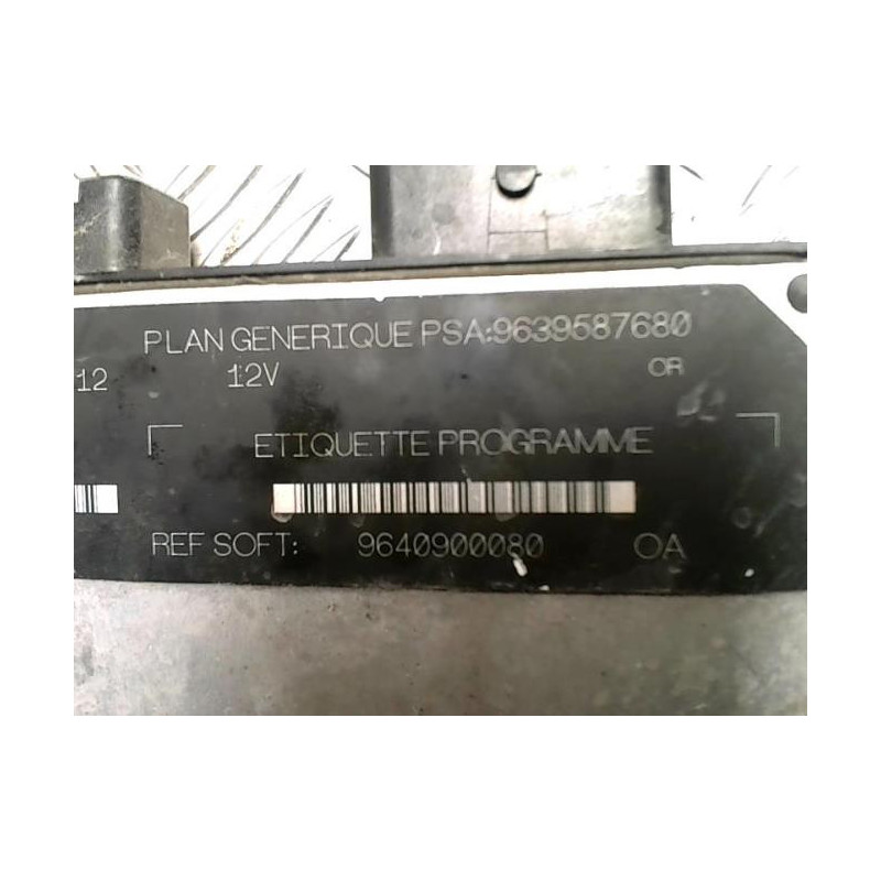 Calculateur PEUGEOT 306 PHASE 2 d’occasion