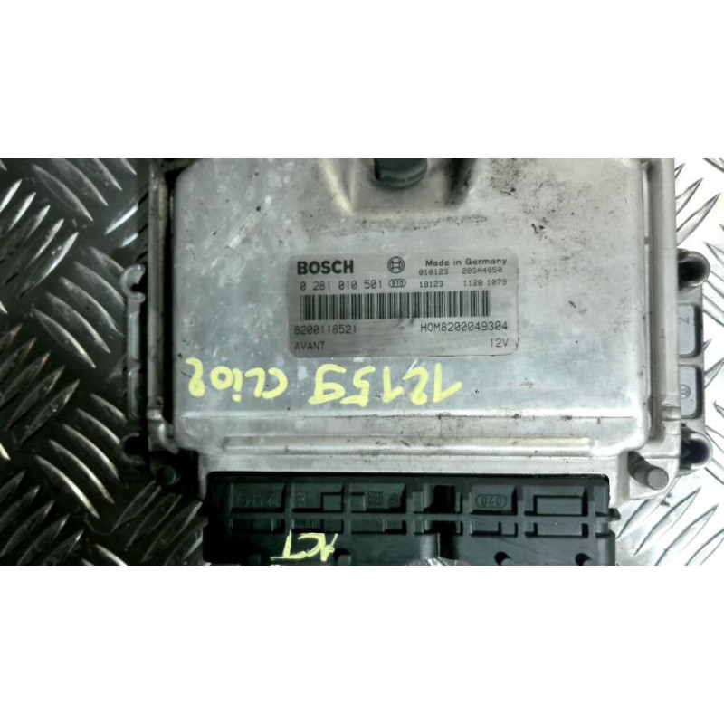 Calculateur moteur RENAULT CLIO 2 PHASE 1 d’occasion