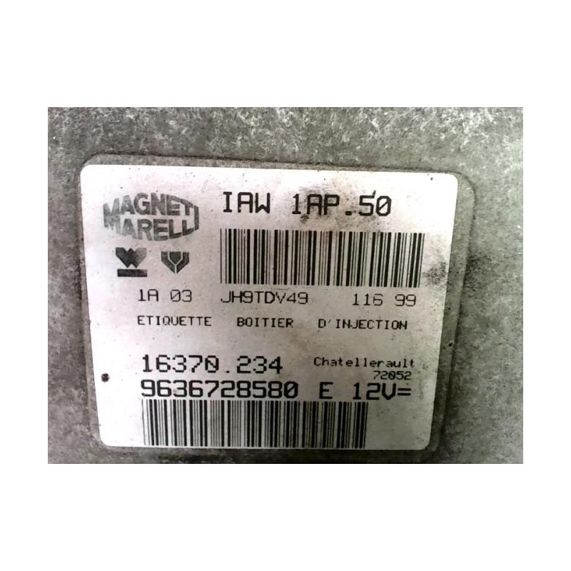 Calculateur moteur PEUGEOT 106 PHASE 2 d’occasion