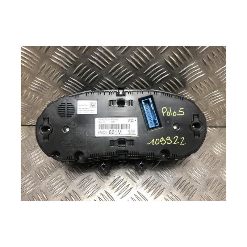 Compteur VOLKSWAGEN POLO 5 PHASE 1 d’occasion