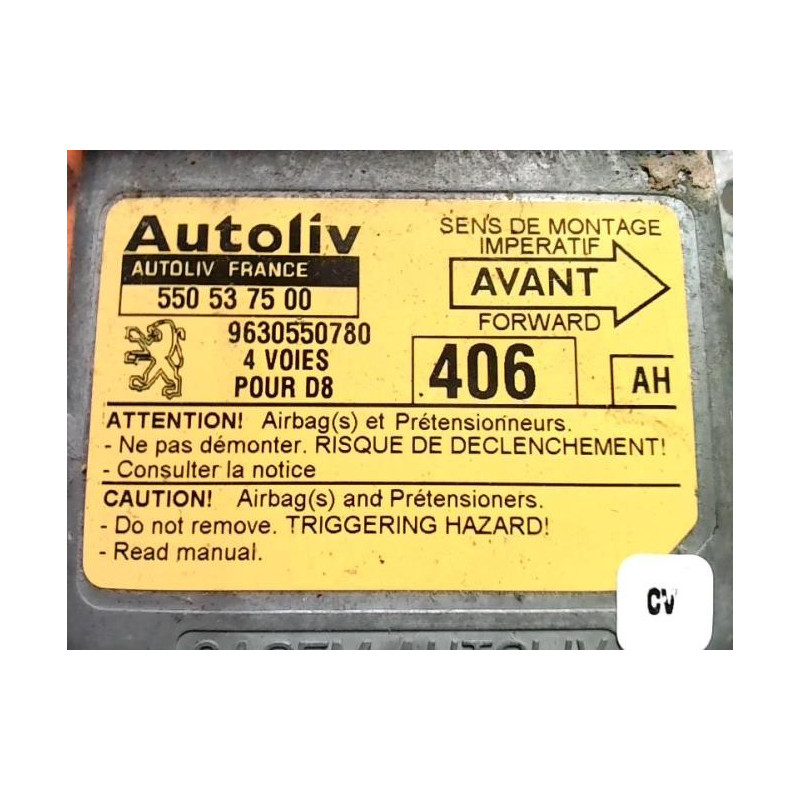 Boitier air bag PEUGEOT 406 COUPE d’occasion