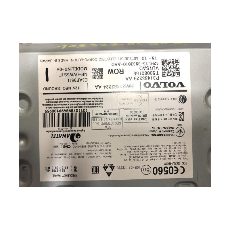 Autoradio d'origine VOLVO XC 90 2 PHASE 1 d’occasion