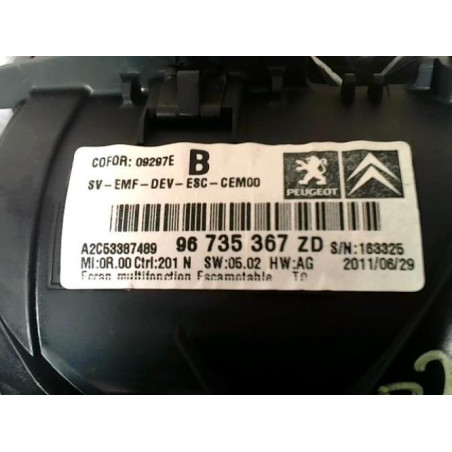 Ecran GPS PEUGEOT 3008 1 PHASE 1 d’occasion