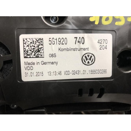Compteur VOLKSWAGEN GOLF 7 PHASE 1 d’occasion