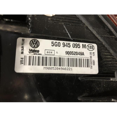 Feu arriere principal gauche (feux) VOLKSWAGEN GOLF 7 PHASE 1 d’occasion