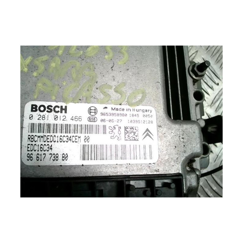 Calculateur moteur CITROEN XSARA PICASSO PHASE 2 d’occasion