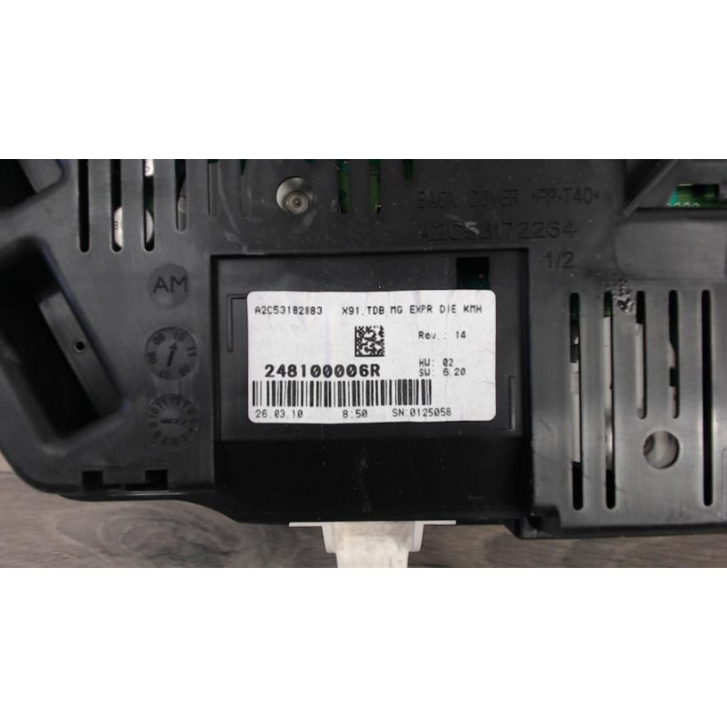 Compteur RENAULT LAGUNA 3 PHASE 1 COUPE d’occasion