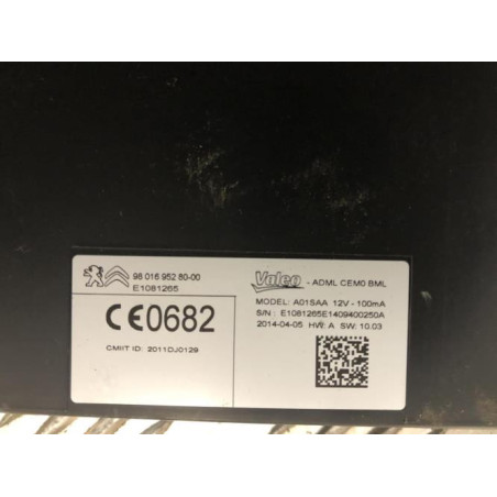 Relais electrique CITROEN C4 PICASSO 2 PHASE 1 d’occasion