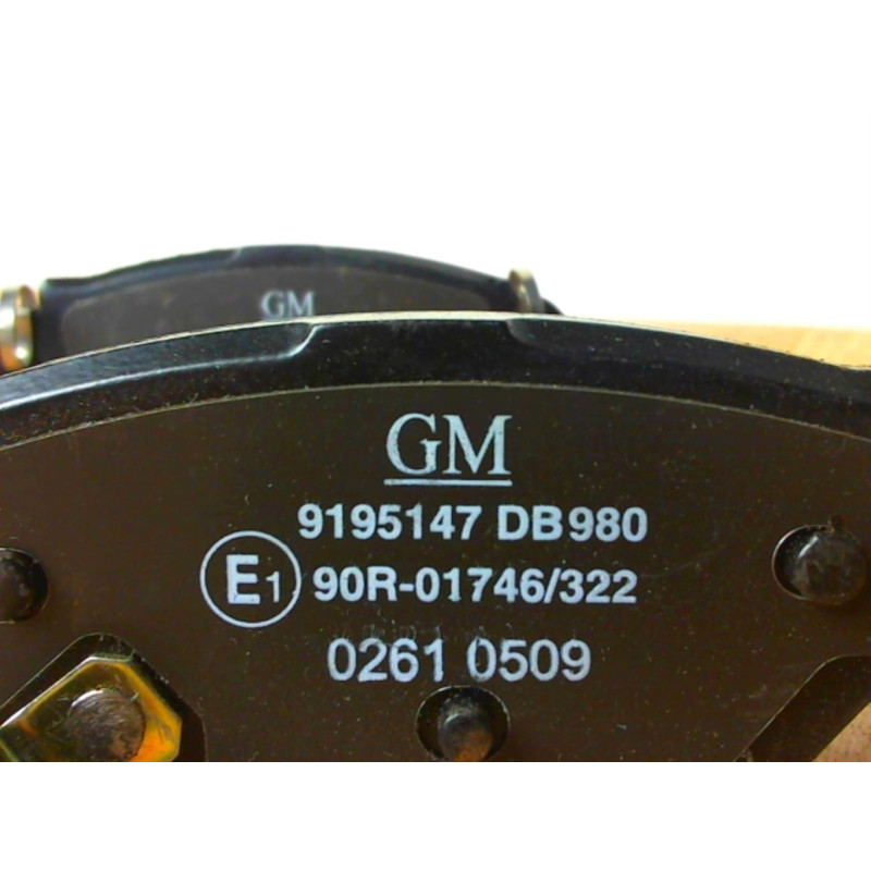 Plaquettes de frein arriere OPEL ASTRA G d’occasion