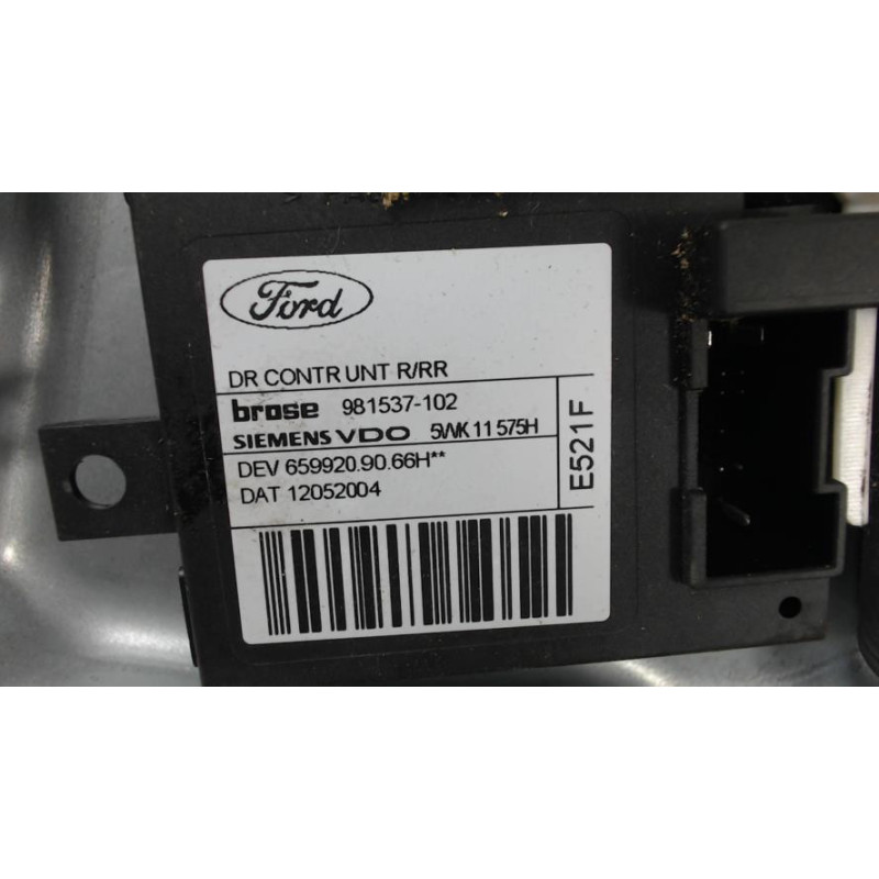 Leve vitre electrique arriere droit FORD C-MAX 1 PHASE 1 d’occasion