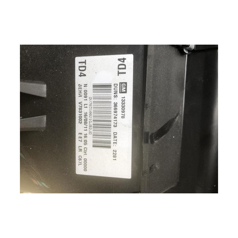 Bloc chauffage OPEL ASTRA J PHASE 1 d’occasion