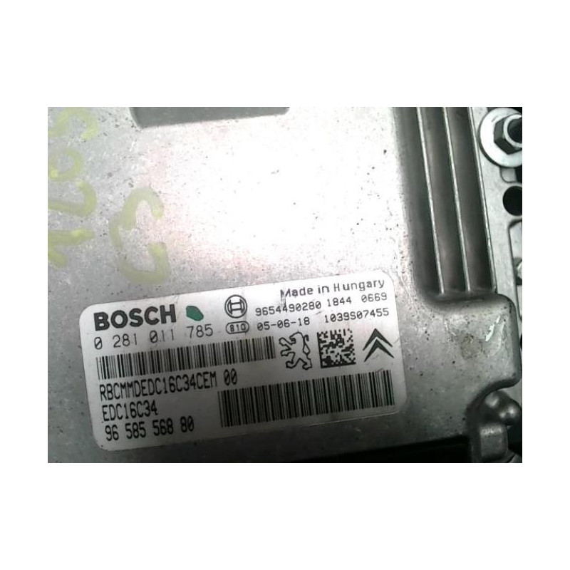 Calculateur moteur CITROEN C3 1 PHASE 1 d’occasion