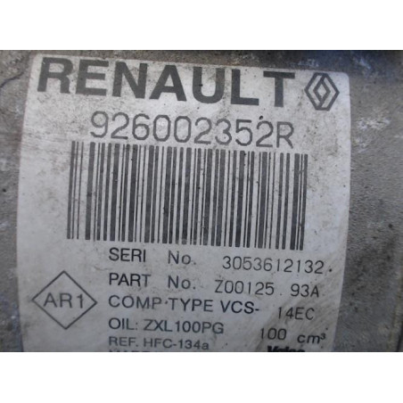 Compresseur clim RENAULT CLIO 4 PHASE 1 d’occasion
