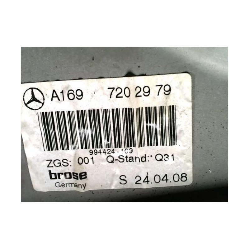 Leve vitre electrique avant gauche MERCEDES CLASSE B 245 PHASE 1 d’occasion