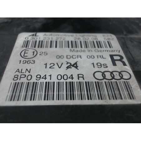 Optique avant principal droit (feux)(phare) AUDI A3 2 SPORTBACK PHASE 1 d’occasion