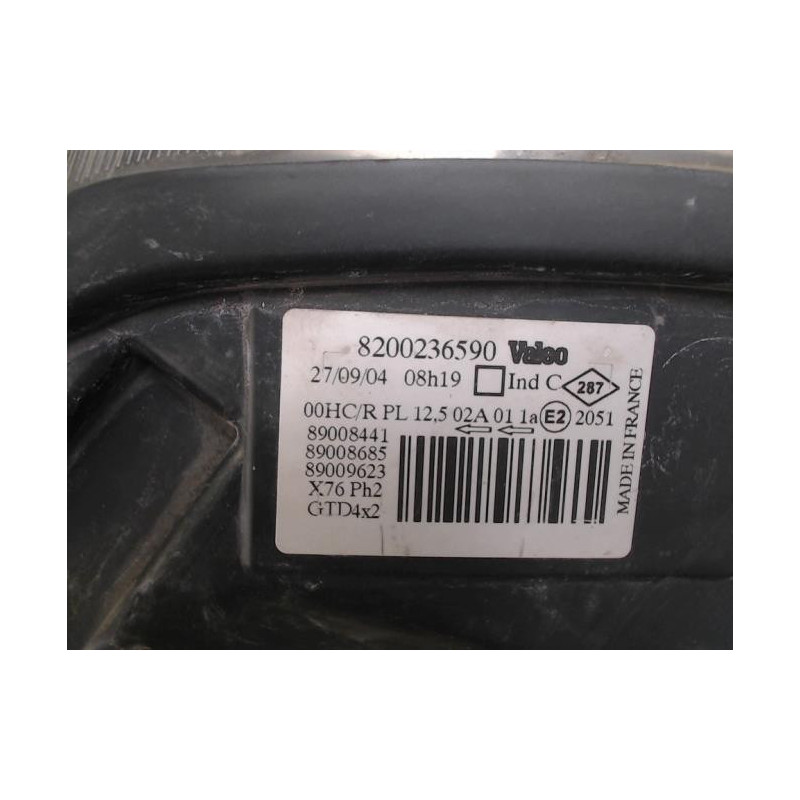Optique avant principal gauche (feux)(phare) RENAULT KANGOO 1 PHASE 2 d’occasion