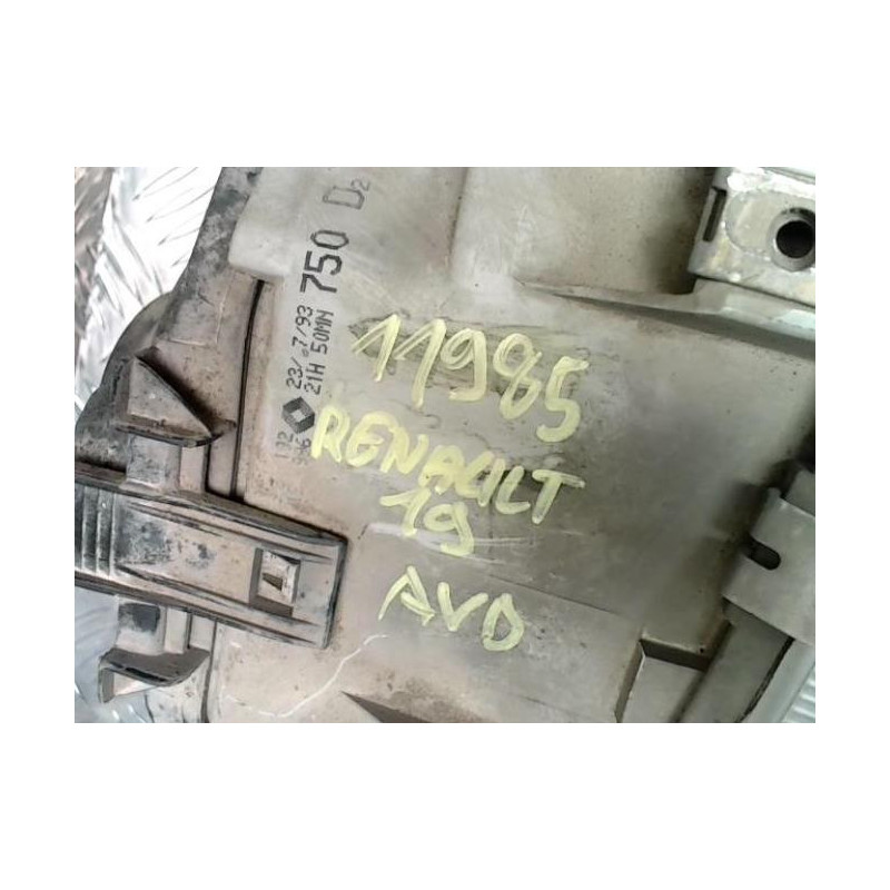 Optique avant principal droit (feux)(phare) RENAULT R19 PHASE 2 d’occasion