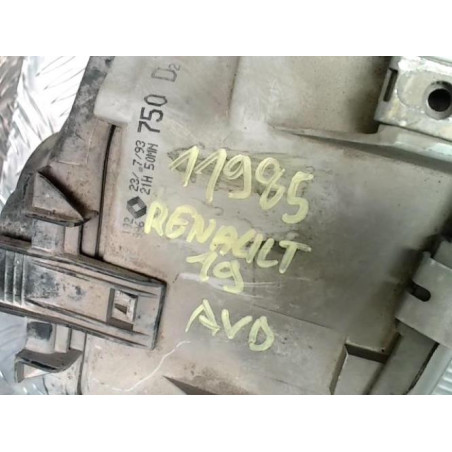 Optique avant principal droit (feux)(phare) RENAULT R19 PHASE 2 d’occasion