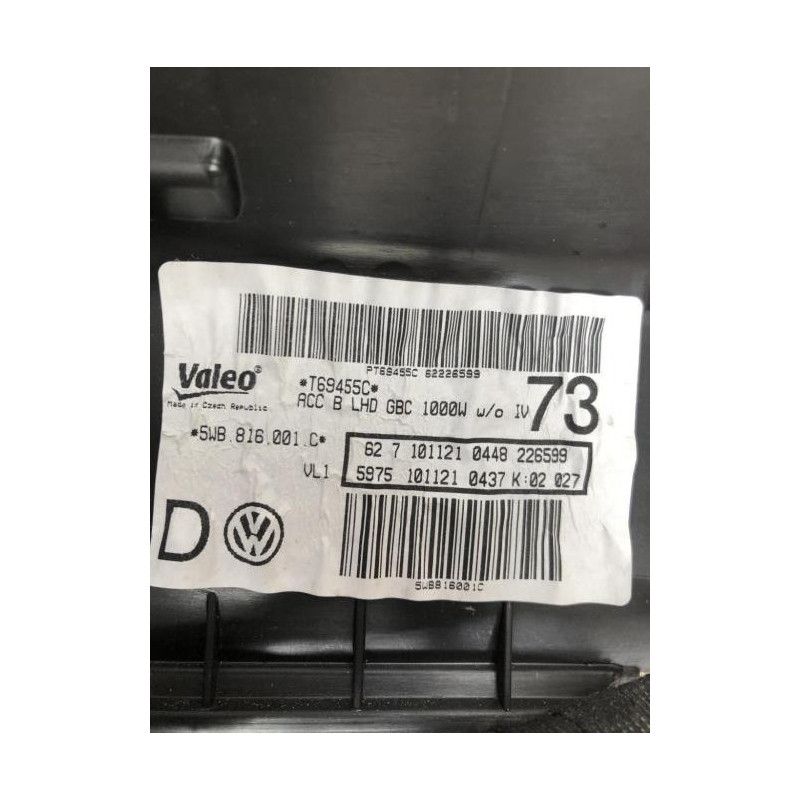 Bloc chauffage VOLKSWAGEN GOLF 8 d’occasion