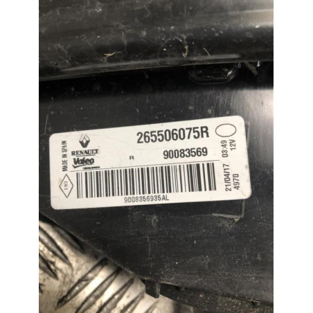 Feu arriere secondaire droit (feux) RENAULT MEGANE 4 PHASE 1 d’occasion