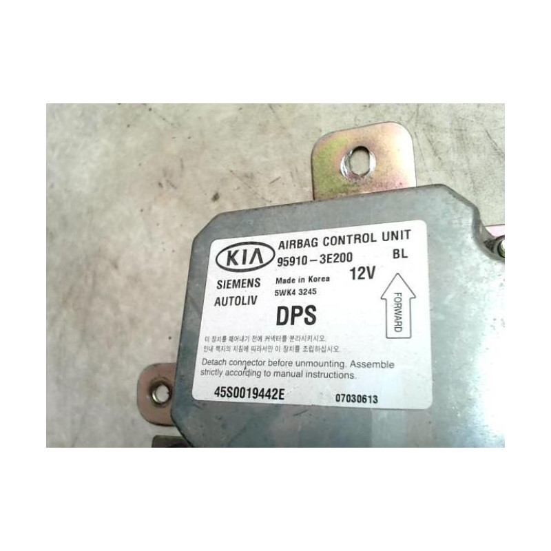Boitier air bag KIA SORENTO 1 PHASE 1 d’occasion