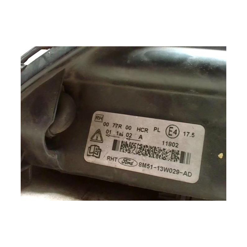 Optique avant principal droit (feux)(phare) FORD FOCUS 2 PHASE 2 d’occasion