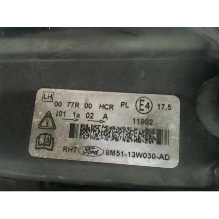 Optique avant principal gauche (feux)(phare) FORD FOCUS 2 PHASE 2 d’occasion