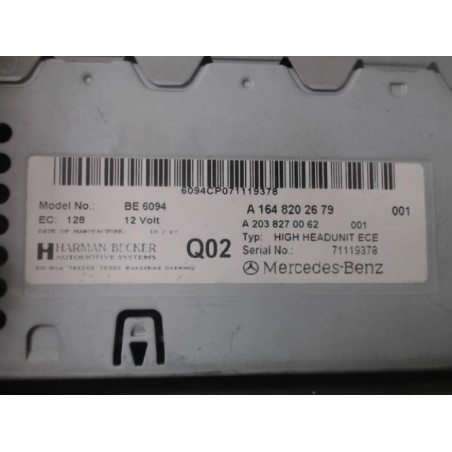 Autoradio d'origine MERCEDES CLASSE M 164 PHASE 1 d’occasion