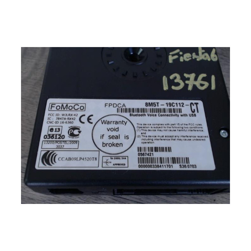 Module électronique FORD FIESTA 6 PHASE 1 d’occasion