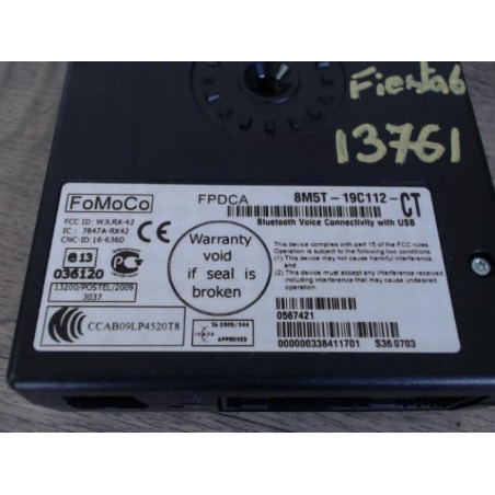 Module électronique FORD FIESTA 6 PHASE 1 d’occasion