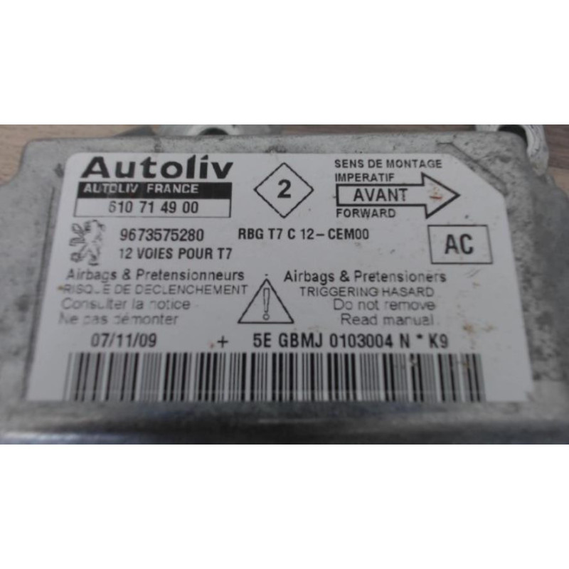 Boitier air bag PEUGEOT 308 1 PHASE 1 d’occasion